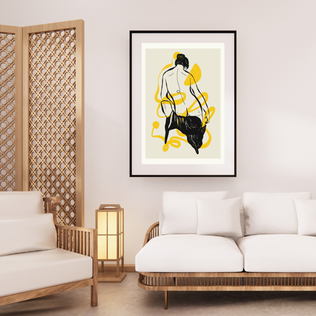 Antik İllüstrasyonlar - Poster Çerçevesiz Poster Duvar Tablosu Modern Tablo