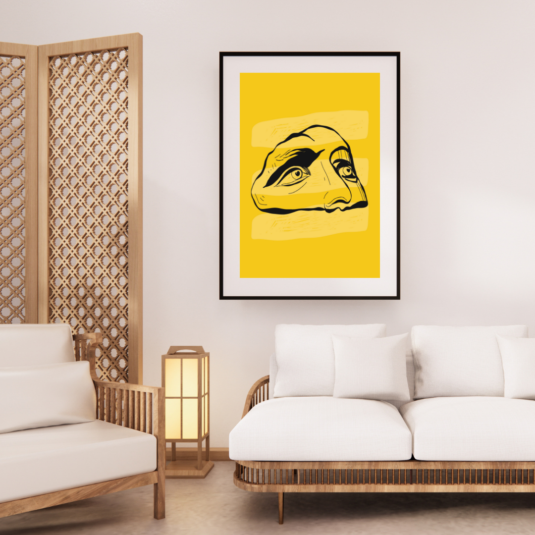 Antik İllüstrasyonlar - Poster Çerçevesiz Poster Duvar Tablosu Modern Tablo