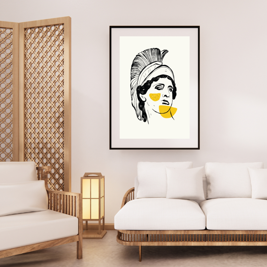 Antik İllüstrasyonlar - Poster Çerçevesiz Poster Duvar Tablosu Modern Tablo